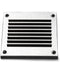 Vent Systems 4'' x 4'' Inch Galvanized Air Vent Cover Metal Air Return Grill with Built in Pest Guard Screen HVAC Vent Cover for Home Improvement ...
