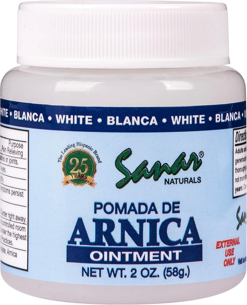 Sanar Naturals Clear Arnica Ointment 2 oz - for Pain Relief and Bruises – Soothing Relief of Muscles Soreness, Joint Pain, Lower Back Pain, and Bo...