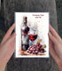 Decoupage Paper Pack (35 Sheets 6"x8") Watercolour Paintings of Amazing Wine and Grapes FLONZ Vintage Illustration Pictures Cards for Decoupage, C...