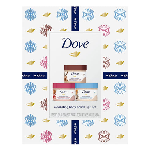 Dove Body Scrub Variety Pack –?Brown Sugar & Coconut Butter, Pomegranate Seeds & Shea Butter, Crushed Macadamia & Rice Milk, 10.5 Oz Ea (3 Piece S...