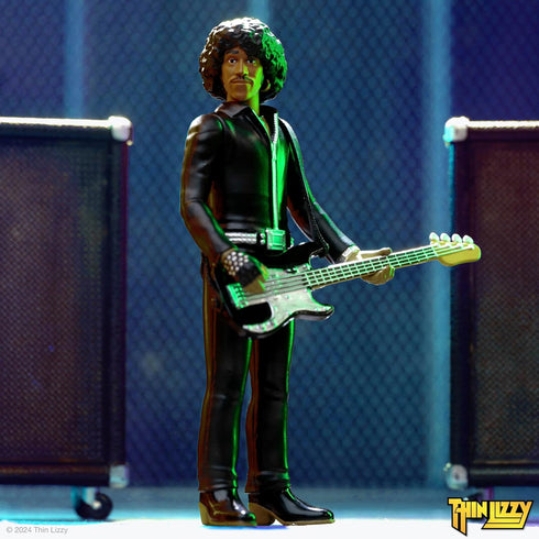 Super7 Thin Lizzy ReAction Figures - Phil Lynott (Black Leather) Action Figure...