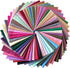 25pcs Solid Colors Premium Cotton Craft Fabric Bundle Squares Patchwork Lint DIY Sewing Scrapbooking Quilting Dot Pattern Artcraft (10" x 10")...