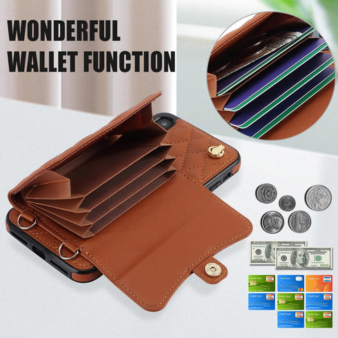 Asuwish Phone Case for iPhone Xs Max Wallet Cover with Stand RFID Credit Card Holder Strap Lanyard Leather Cell Accessories i X XR Xsmax 10x SX Xm...