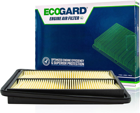 ECOGARD XA10423 Premium Engine Air Filter Fits 2018-2024 Renault Koleos, 2014-2020 Nissan Rogue, 2017-2022 Rogue Sport, 2014-2022 X-Trail, 2017-20...