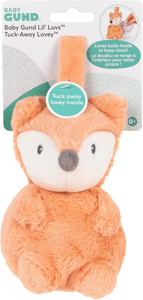 GUND Baby Lil’ Luvs Tuck-Away Lovey, Emory Fox, Ultra Soft Animal Plush Toy with Built-in Baby Blanket for Babies and Newborns...
