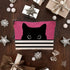 Black Cat Gifts - Gifts For Cat Lovers, Cat Makeup Bag, Cat Mom Gifts, Black Cat Small Makeup Cosmetic Bag For Purse(Pink Makeup Bag),Makeup Bag 7...