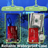 4 Pack Underwater Waterproof Phone Pouch, IPX8 Waterproof Phone Case with Lanyard, Multicolor Waterproof Case for iPhone 15 14 13 Pro Max Waterpro...