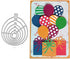 beautyshoppingstore Die Cuts,Balloons Party Festival Invitation Card Cutting Dies Cut Stencils for DIY Scrapbooking Album Decorative Embossing Pap...
