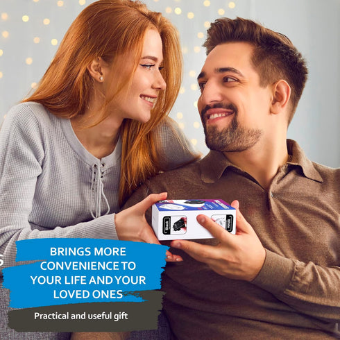 USB Wall Charger 28W Dual Port QC3.0 Amps Fast Charging Block with LED Indicator, USB Cube Adapter Plug in Gift Box for iPhone 14 13 12 11 Pro Max...