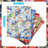 30Pcs 8 x 10 Inch Fat Quarters Cotton Fabric Bundle Squares Patchwork, Japanese Style Printed Cotton Wrapping Cloth Quilting Fabric Bundles for DI...