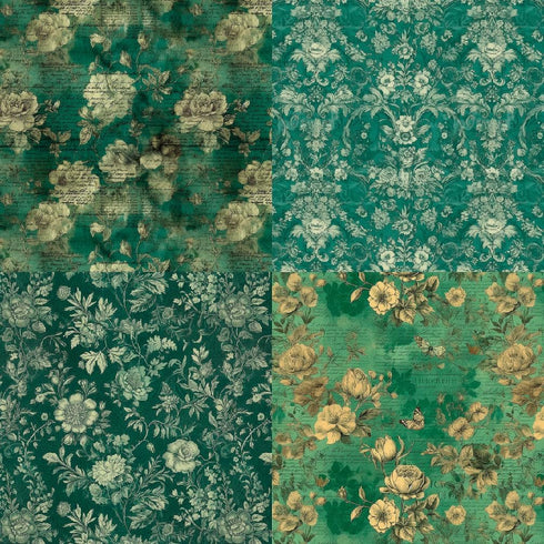 Floral Cardstock Paper, 6"x 6" Scrapbook Paper Pad for Cardmaking, 24 Sheets Single-sided Flower Pattern Paper, Decorative Craft Design Paper DIY ...