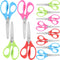 5" Kids Scissors 12 Pack,Kids Safety Scissors For School Kids Scissors Comfort-Grip Handles Sharp Blade Blunt Student Scissors ages 4+,Child Small...