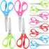5" Kids Scissors 12 Pack,Kids Safety Scissors For School Kids Scissors Comfort-Grip Handles Sharp Blade Blunt Student Scissors ages 4+,Child Small...
