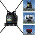 Suptig Net Fence and Tree Pole Mounting Brackets Compatible for Gopro Hero 12 Hero 11 Hero 10 Hero 9 Hero 8 Hero 7 Hero 6 Hero 5 Hero 4 Hero 3 DJI...