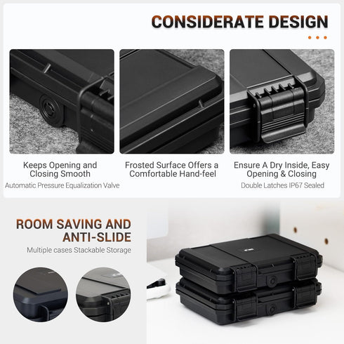 High Capacity 24 Slots M.2 2280 2260 2242 2240 2230 Case, Sturdy M.2 NVMe SSD Card Case with Label & Notepaper, Water-Resistant & Shockproof M.2 2...