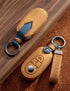 for Mercedes Benz Key Fob Cover Leather Car Key Case Keychain Fob Holder Compatible for Mercedes Benz E-Class G-Class S-Class 2020-2024 (Brown)...