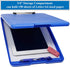 Think2Master Blue Plastic Storage Clipboard. | 25% Heavier & 25% Sturdier| Heavy Duty and Won’t Flex or Bend Like Other Brands (Compare The Weight...