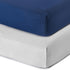 TILLYOU Mini Crib Fitted Sheets 2 Pack - Soft Jersey Knit Microfiber Playpen Bedding Sheet for Baby, Portable Mini Pack n Play Sheet, Machine Wash...