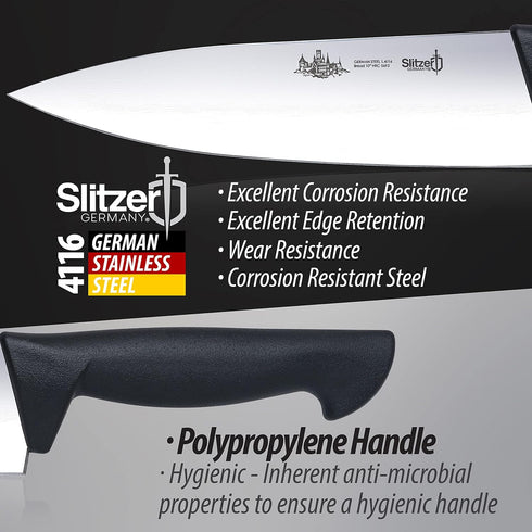 Chef Knife 8 inch, Multipurpose, Sharp Kitchen Knife, German Stainless Steel, Ergonomic Handle, Home or Professional Use....