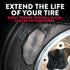 GlueTread Sidewall Tire Repair Kit - Off-Road Tire Patch Kit for ATV and UTV Tires - Includes 4"x4.5"x3/16" Patch, Adhesive Glue, Sandpaper & Inst...