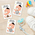 Baby Shower Games 38 Raffle Cards, Decorations, Dirty Diaper Scratch Off Game, Baby Shower Activity and Idea, Fun and Easy to Play...