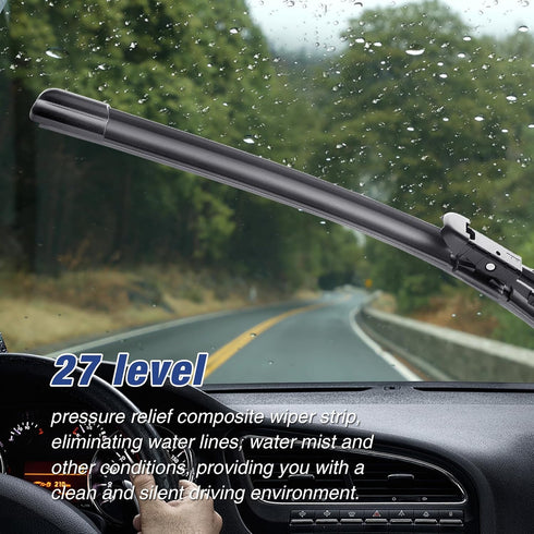 26"+23" Wiper Blades Replacement for Toyota Tundra 2007-2020,Sequoia 2008-2020 Quiet and Durable Stable All-Season Windshield Wiper Blades...