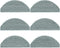 6 Pcs Mop Pads Accessories for Lubluelu L20 Robotic Robot Vacuum Cleaner, Washable and Reusable Microfiber Mop Pads Replacement Part...