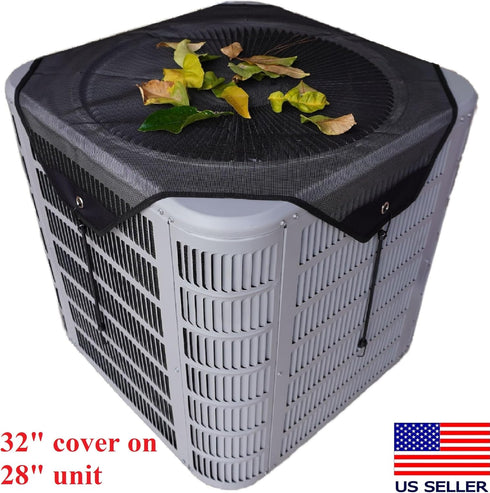 MODERN WAVE Central Air Conditioner Cover for Outside Units 32 x 32 - Top Universal Outdoor AC Cover Defender (Mesh, 32" x 32")...