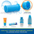 LeakLocks® Toiletry Skins™ Elastic Sleeve for Leak Proofing Travel Container in Luggage. For Standard and Travel Sized Toiletries. Reusable Access...