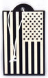 Elektroplate Inverted Black and White American Flag Automotive Air Fresheners for Vehicles | New Car Scent (6-Pack) | Made in the USA...