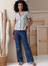 Butterick Misses' Fitted Shirts Sewing Pattern Kit by Palmer/Pletsch, Design Code B6924, Sizes 6-8-10-12-14...