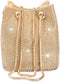 Women Rhinestones Crystal Clutch Mini Evening Bags Bucket Bag Party Prom Wedding Small Shoulder Cross-body Purses...
