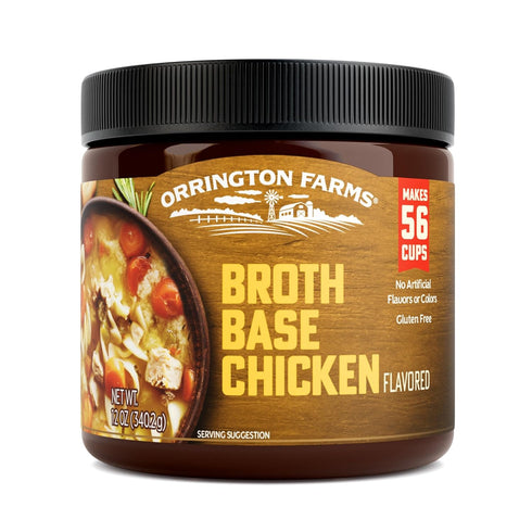 Orrington Farms Chicken Flavored Broth Base & Seasoning, 12-Ounce (Pack of 6)...