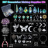 HYBEADS DIY Suncatchers, 400pcs Sun Catchers Making Supplies Kit Art and Crafts for Adults Hanging Prism Sun Catcher with Crystals Rainbow Maker f...
