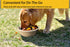 JETKONG 12 oz/1.5 cup Disposable Dog Bowls 50pk, 100% Compostable Pets Feeding Bowls Paper Dog Travel Bowls Great for Dry and Wet Dog Food or Wate...