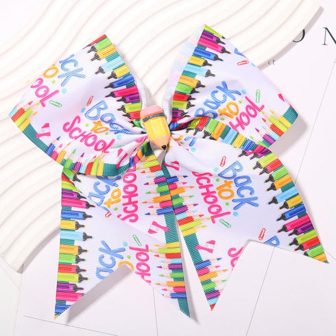 School Bows for Girls Teacher, School Hair Accessories School Bows Ribbon for Girls Teacher Hair Accessories, Fashionable Girls Accessories - Dura...