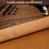 Bourbon Brown Tooling Leather Square 3.6mm-4.0mm (9-10oz) Thick Full Grain Cow Hide Leather Crafts Tooling Hobby Workshop Crafting Leather Heavy W...