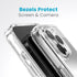Speck Clear iPhone 15 Pro Max Case - Slim, Drop Protection - Scratch Resistant, Anti-Yellowing, 6.7 Inch Phone Case - GemShell Clear......
