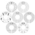Baby Closet Size Dividers - 7X Boho Nursery Closet Dividers for Baby Clothes - Bohemian Nursery Decor - Baby Closet Dividers for Boy or Girl - [Bo...