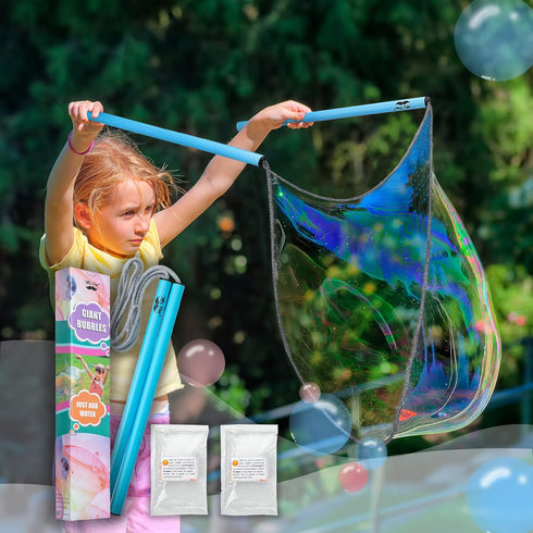 Mr. Pen- Giant Bubble Wands Kit, Big Bubble Wand, Giant Bubble Maker, Large Bubble Wand, Giant Bubbles for Kids Outside, Outdoor Toys for Kids, Bu...