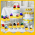 12 Set Mini Ducks with Mini Hats Necklace and Sunglasses Bath Duck Toy for Baby Shower Birthday Swimming Party Gift Favor Decorations...