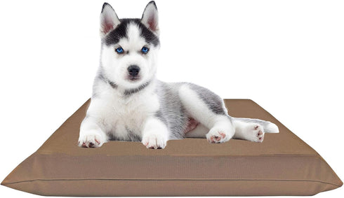 Waterproof Soft and Durable Brown Elastic Machine-Washable Medium Size Dog Bed Cover (37"x25")...