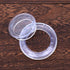 AIEX 2 Inch 2 Set Patio Table Umbrella Hole Ring and Cap Set Silicone Transparent Including 2 Rings and 2 Stoppers...
