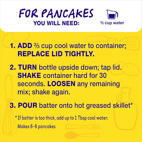Betty Crocker Bisquick Shake 'n Pour, Buttermilk Pancake Mix, 5.1 oz...
