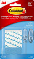 Medium Clear Hooks, 9 Refill Strips, 9 Count...