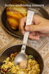 iBasingo Titanium Folding Spoon Camping Cutlery Coffee Tea Soup Dessert Food Serving Spoon Lightweight Portable Dinnerware Travel Backpacking Picn...