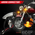 INNOGLOW Motorcycle Bullet Turn Signals Light Universal Front Rear Blinker Indicator for Suzuki Yamaha Kawasaki Harley Davidson Choppers/Cruisers ...