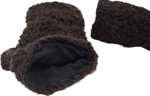 Nickanny's Thermal Insulated Lined Knit Arm Hand Warmer Texting Fingerless Gloves Mittens...
