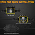 Junction Box - 2 Way Flip-Top M20 IP68 Outdoor Electrical Box Waterproof, Wire Range Ø5-9mm Outdoor Junction Box Waterproof, Landscape Lighting Wi...