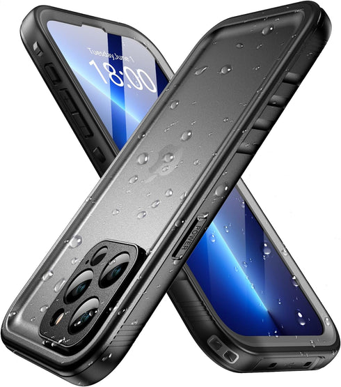 SPORTLINK Compatible with iPhone 13 Pro Waterproof Case - Built in Screen Protector Full Body Shockproof Dustproof IP68 Waterproof Case for iPhone...